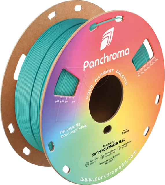 Polymaker – Panchroma PLA Satin Polymaker Teal – 1,75 mm – 1 kg