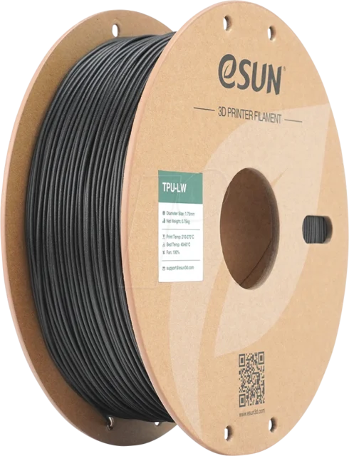 eSUN – TPU-LW Schwarz – 1,75 mm – 750 g