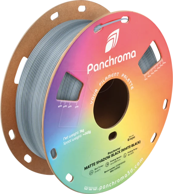Polymaker – Panchroma PLA Dual Matte Shadow Black – 1,75 mm – 1 kg