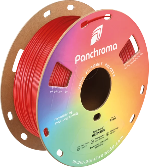 Polymaker – Panchroma PLA Satin Red – 1,75 mm – 1 kg