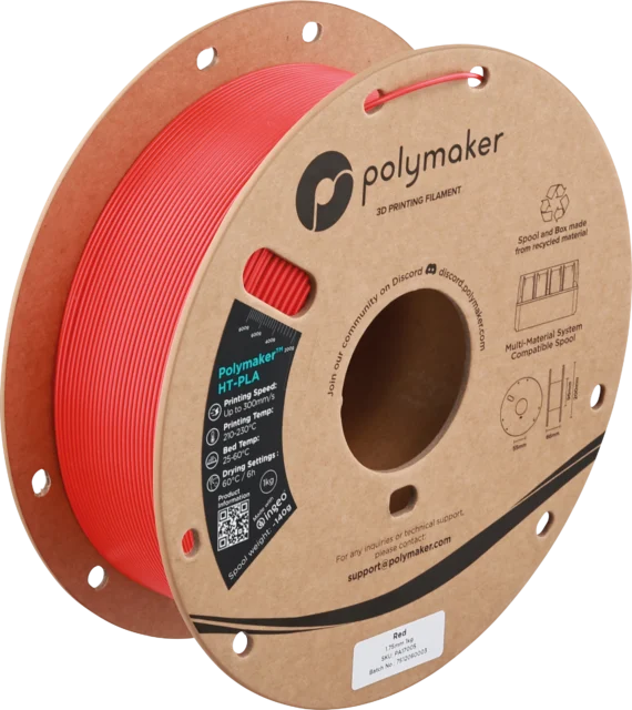 Polymaker – HT-PLA Rot – 1,75 mm – 1 kg