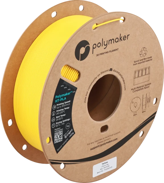 Polymaker – HT-PLA Gelb – 1,75 mm – 1 kg