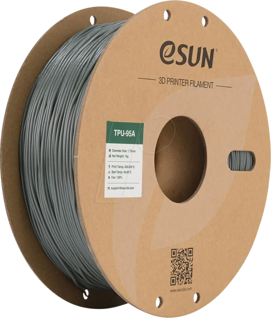 eSUN – TPU-95A Grau – 1,75 mm – 1 kg
