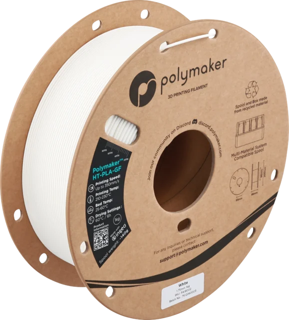 Polymaker – HT-PLA-GF Weiss – 1,75 mm – 1 kg