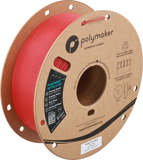 Polymaker – HT-PLA-GF Power Tool Red – 1,75 mm – 1 kg