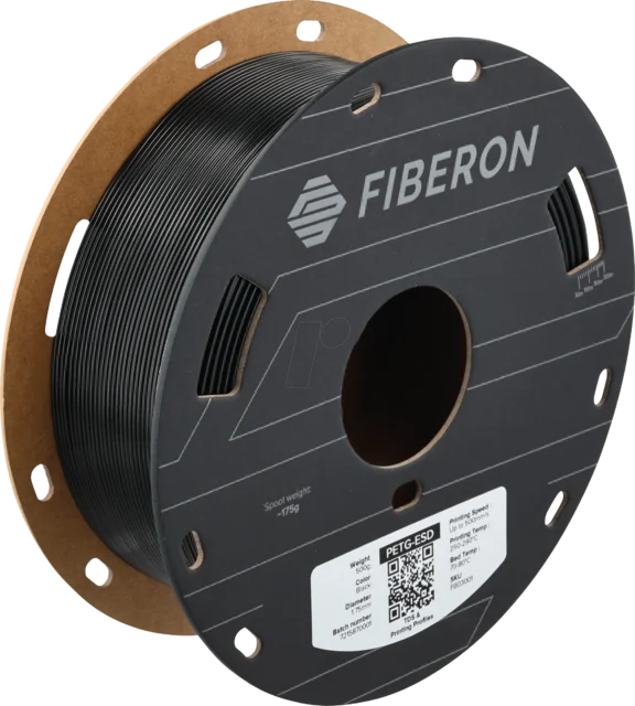 Polymaker – Fiberon PETG-ESD Black – 1,75 mm – 500 g