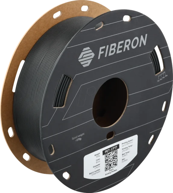 Polymaker – Fiberon PET-CF17 Black – 1,75 mm – 500 g