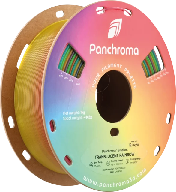 Polymaker – Panchroma PLA Gradient Translucent Rainbow – 1,75 mm – 1 kg