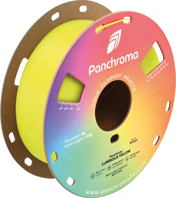 Polymaker – Panchroma PLA Luminous Yellow – 1,75 mm – 1 kg
