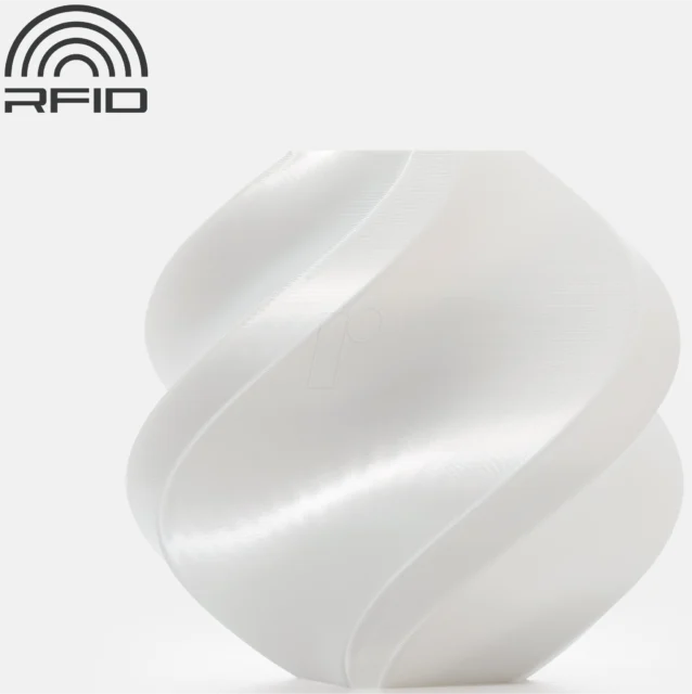 Bambu Lab – PLA Silk+ White – 1,75 mm – 1 kg