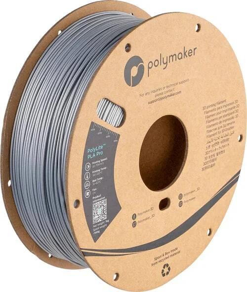 Polymaker – PolyLite PLA PRO Silber – 1,75 mm – 1 kg