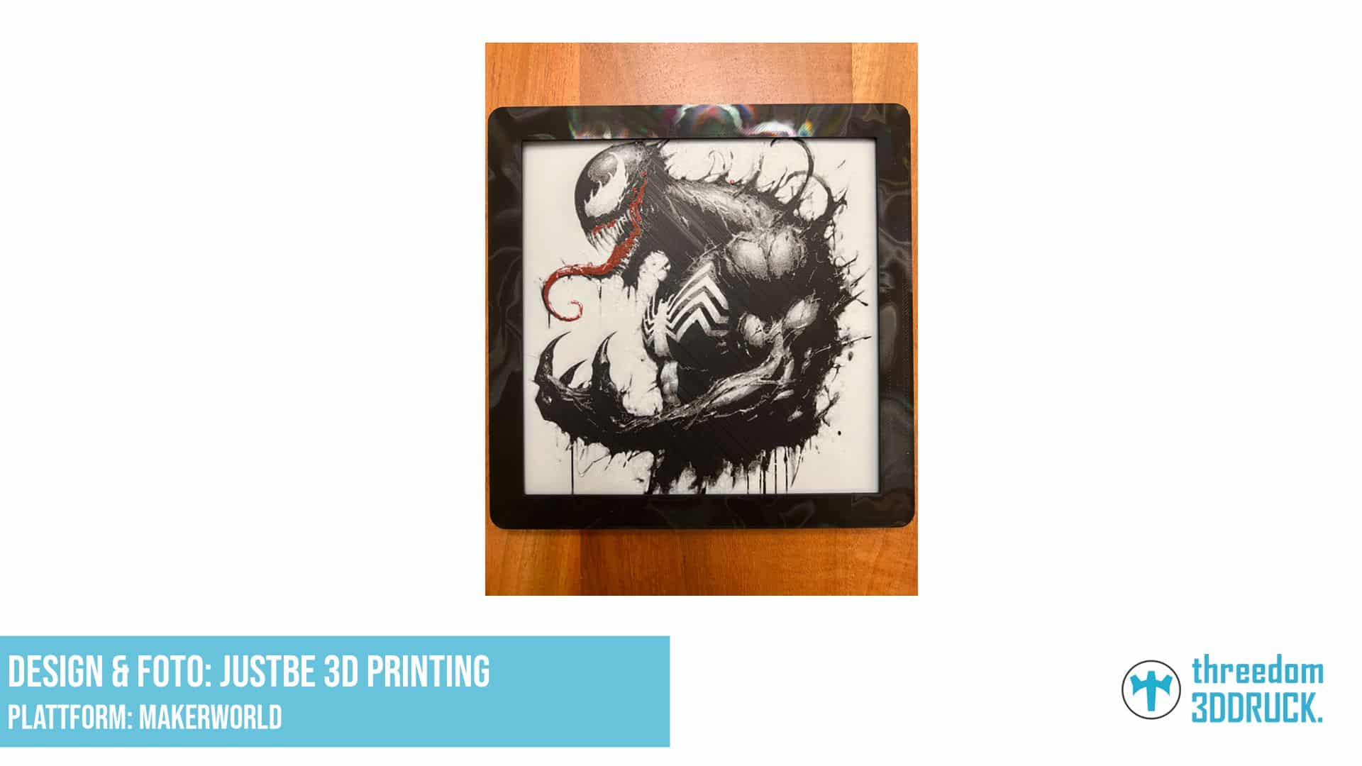 Venom-Rotzunge-3D-Druckmodell