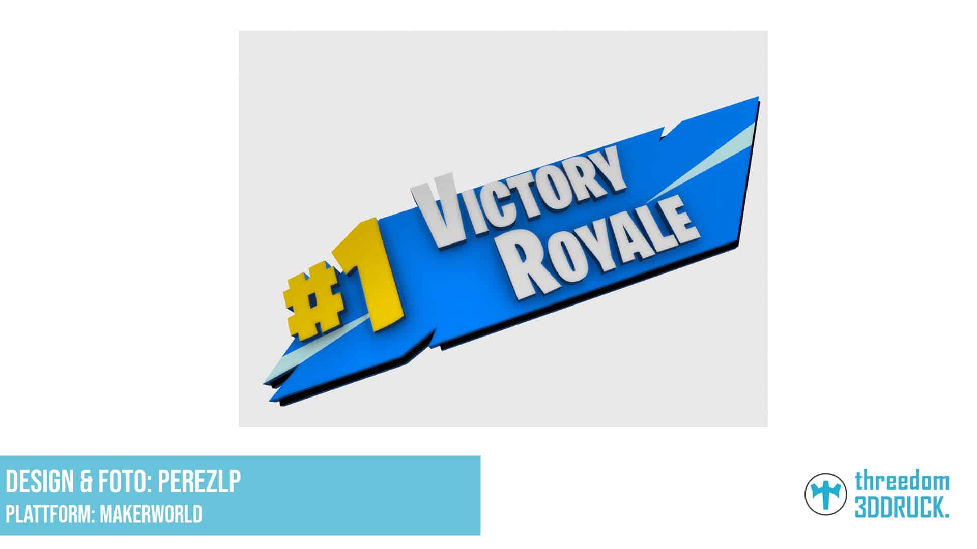 Victory Royale Fortnite Magnet Halterung