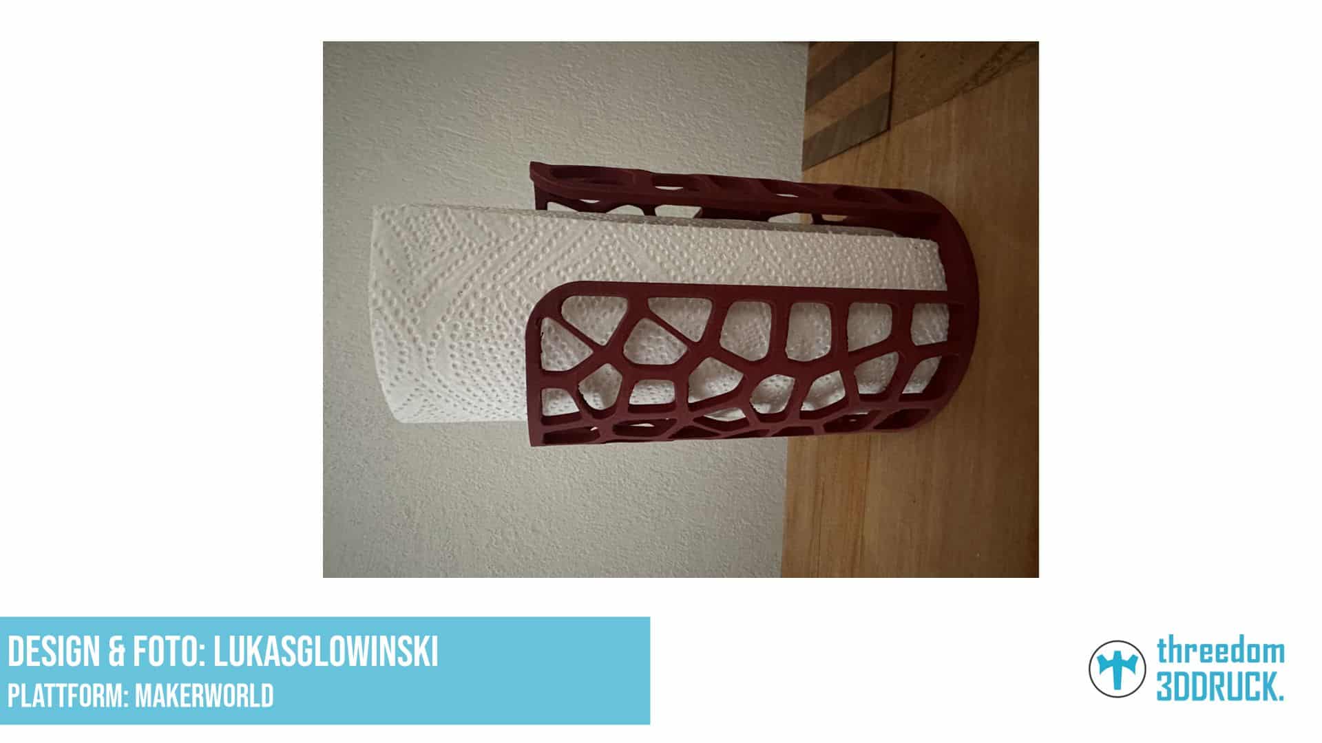 Voronoi Küchenpapierhalter