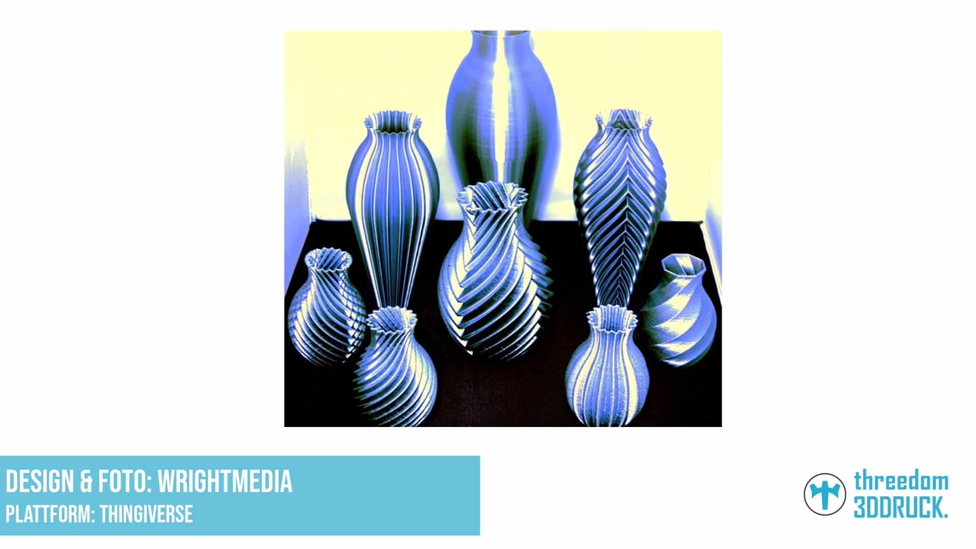 Vasenkollektion WRIGHTMEDIA