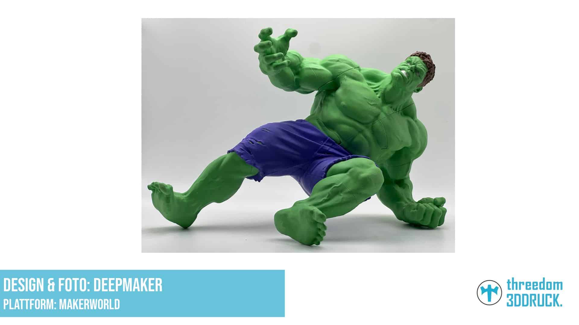 Wütender Hulk 27cm Farbmodell