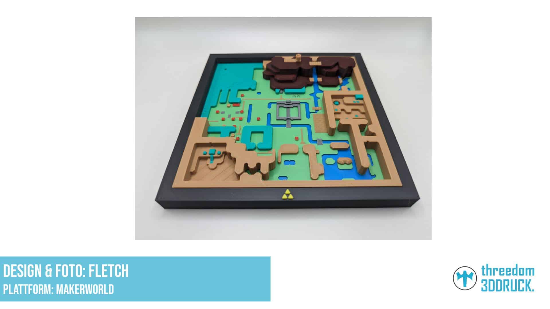 Zelda A Link To The Past Kartenmodell