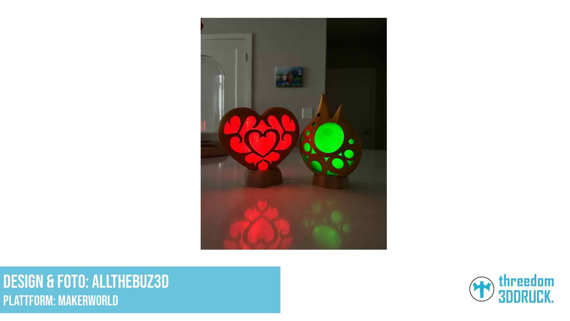 Zelda TOTK Herz- und Ausdauer-Container Modell